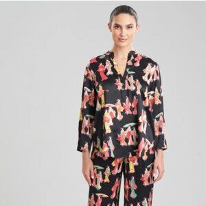Natori Luxury Satin PJs Geisha Pajama Set NWT satin sleepwear lounging size M